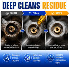 Valchoose close-up of stainless steel needles showing precision tips for stubborn jet clearing benefit