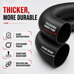 Valchoose butyl inner tube texture and thickness for better air retention