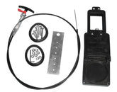 Valterra 72-inch flexible cable kit front view showing valve and cable for easier access