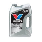 Valvoline 5W-20 front jug showing label and capacity for reliable protection