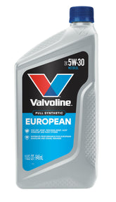 Valvoline bottle front view showing labeling and premium protection