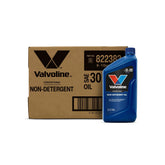 Valvoline front label on 1 QT bottle showing product identity and convenience