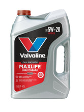 Valvoline MaxLife front label showing product name and benefits