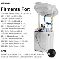 VANBOL fuel pump strainer closeup highlighting filtration and longevity benefit