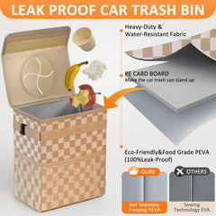 Vankor elastic opening detail makes tossing trash easier