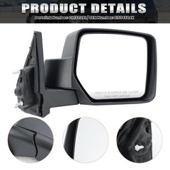 VANLOGY mirror installed on Jeep Patriot passenger side for restored visibility benefit