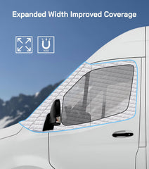 VANNCAMP anti-theft corner belt tucked in door offering theft deterrence