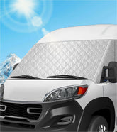 VANNCAMP front cover on ProMaster showing exact fit and protection