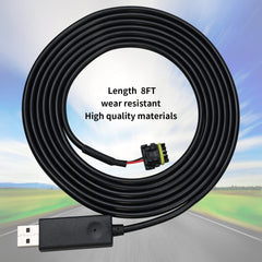 Vanshly harness connected to Holley ECU illustrating reliable data link