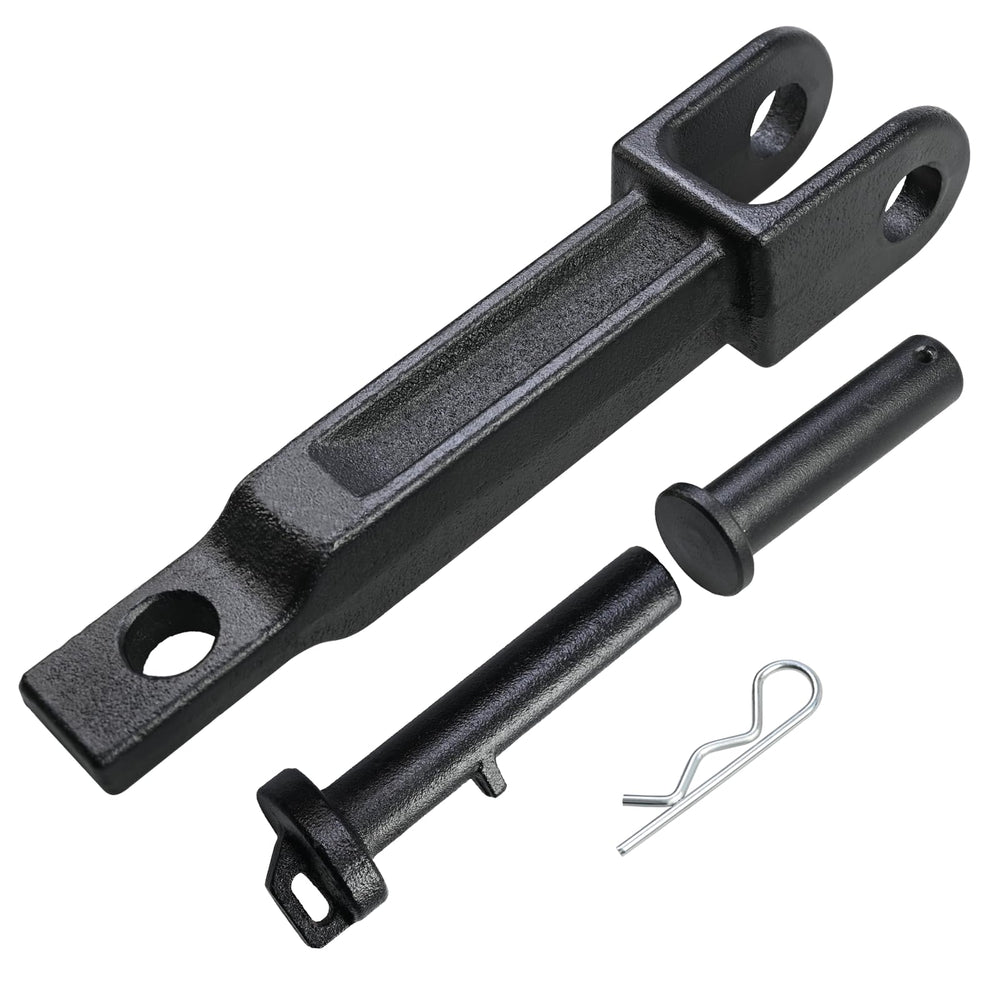 Vanshly front tow hook assembly showing robust construction and secure mounting