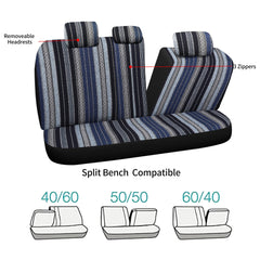 VarCozy zipper split-seat detail enabling fold-down cup holder access