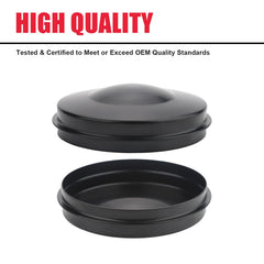 VASTAUTO front hub grease cap installed on vehicle hub demonstrating secure protection