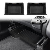 VaultsOnWheels front packaging showing both underseat storage bins and included strips benefit tidy storage