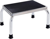 Vaunn front view steel step stool showing sturdy frame and platform benefit stability