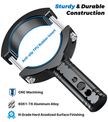 VAZESWIN close-up anodized aluminum finish highlighting corrosion resistance