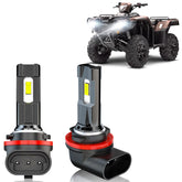 VCSZKXLY front packaging showing two halogen replacement bulbs improving visibility