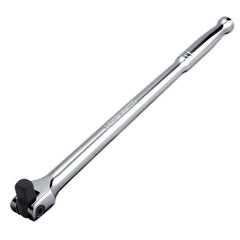 VCT breaker bar front view showing mirror chrome finish and secure socket retention