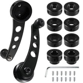 Veemoon front view of aluminum crank handle showing sleek profile and durability