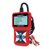Veepeak front display showing battery readings for quick diagnosis
