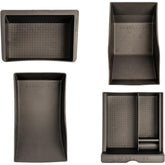 Vehicle OCD front console overview showing tidy storage and easy access