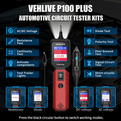 VEHLIVE P100 Plus metal probe detail demonstrating corrosion resistance and durability