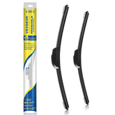 VEIGEIR front pack displaying 26 and 19 inch blades, showing easy replacement benefit