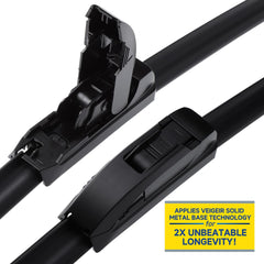 VEIGEIR close-up of natural rubber edge delivering smooth, streak-free wiping