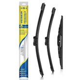 VEIGEIR front packaging showing 24, 17, 13 inch blades and included set benefits