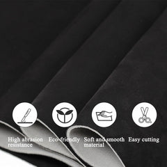 VelaStrides close-up of suede surface and foam backing highlighting soft feel and insulation