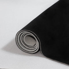 VelaStrides front view of black suede headliner panel showing clean edge and fit benefits