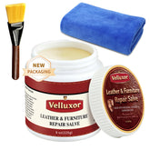 Velluxor front can showing label and 8oz size and clear product identity and use benefit