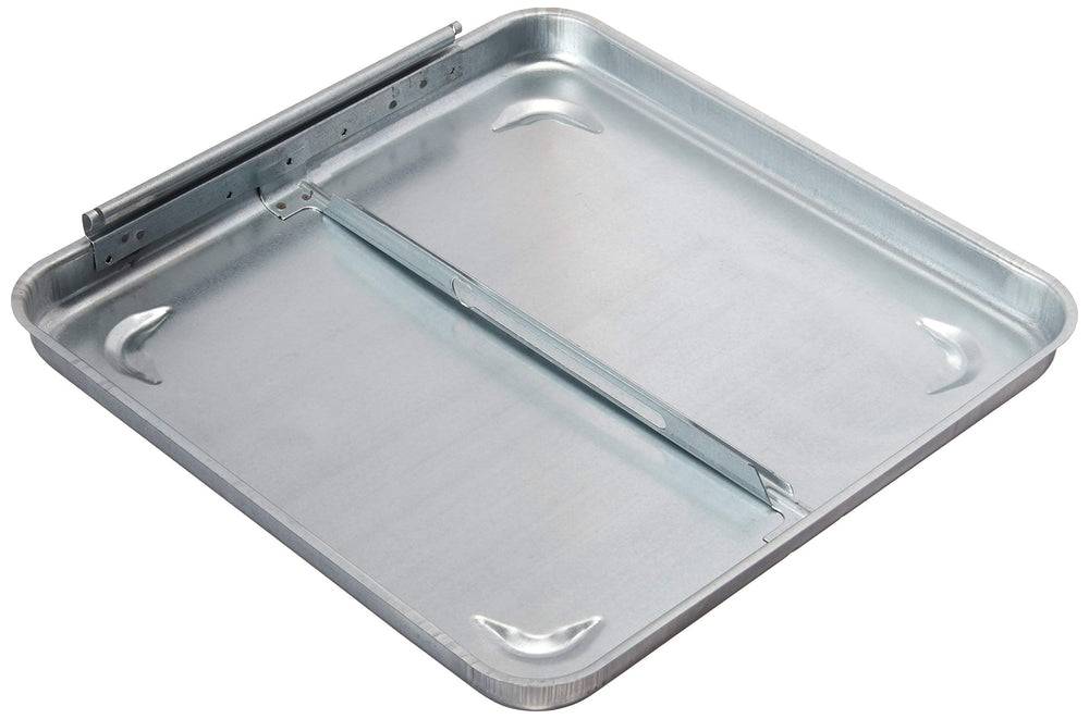 Ventline BV0534-00 front view aluminum lid showing fit and clean finish for easy replacement