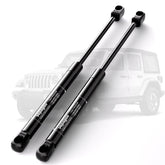 Vepagoo front view of rear window struts showing fit and finish benefits