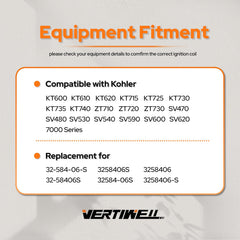 Vertiwell coil pack side profile illustrating compact design for tight spaces