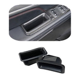 Vesul front view of storage tray showing clean fit and added storage benefit