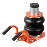 VEVOR air jack front view showing sturdy base and compact profile for easy storage