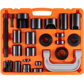 VEVOR front view of 25-piece press kit showing complete set and case — durable repair solution