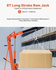 VEVOR clevis base closeup highlighting sturdy attachment and safe mounting points