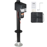 VEVOR electric tongue jack front view showing sturdy lift for faster hookups