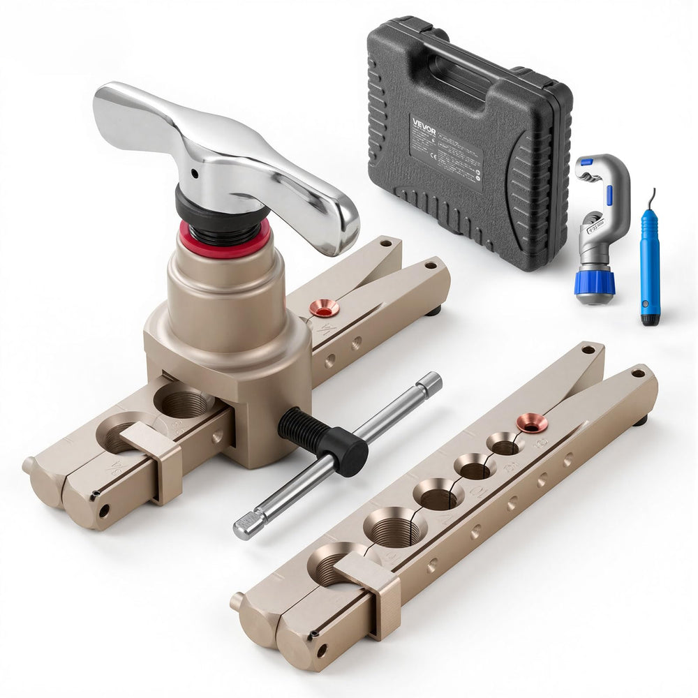 VEVOR flaring tool front view showing robust build and portability benefit