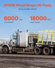 VEVOR flat hook close-up showing secure trailer attachment benefit