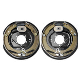 VEVOR front view of paired electric brake assemblies showing ready-to-install fit, reliable replacement benefit