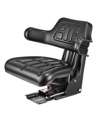 VEVOR front profile of seat showing wrap-around comfort and rugged finish