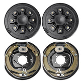 VEVOR front view of hub and drum assembly showing complete replacement benefit