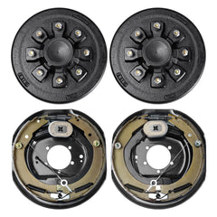 VEVOR front view of hub and drum assembly showing complete replacement benefit