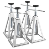 VEVOR front view of four aluminum stabilizer jacks showing compact portability and strength