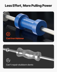 VEVOR hook attachments and screw puller detail to fit different dent types