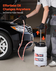 VEVOR hose and extensions detail showing reach and flexible service options