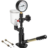 VEVOR front view of tester showing cast-iron frame and handle for durability