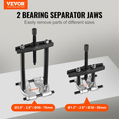 VEVOR large separator close-up showing knife-edge grip for secure extraction